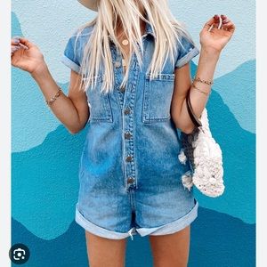 Show Me Your Mumu Denim Jumper